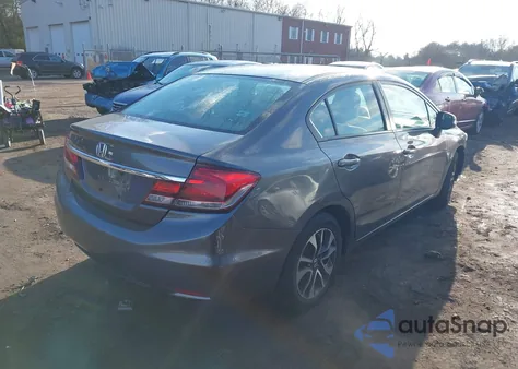 2013 Honda Civic Ex из США, поврежденный, VIN 2HGFB2F83DH517728